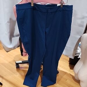 Signature Navy Slimming Trousers